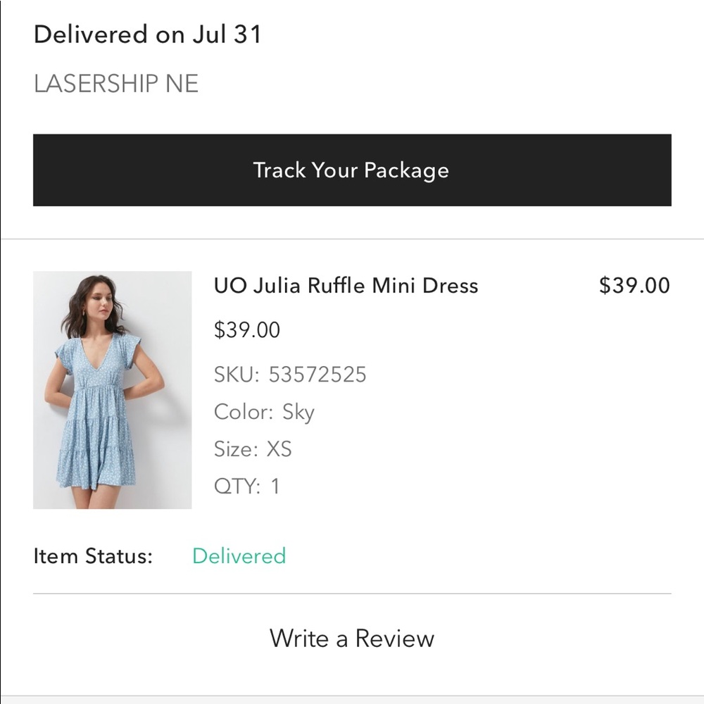 Urban Outfitters mini dress